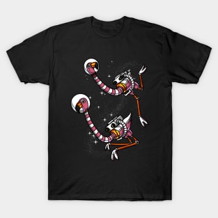 Flamingo Space Astronaut T-Shirt